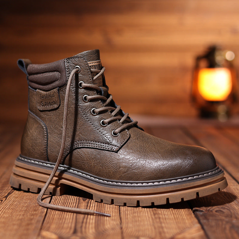 Men's Outdoor Martin Retro Motorcycle British Style Boots