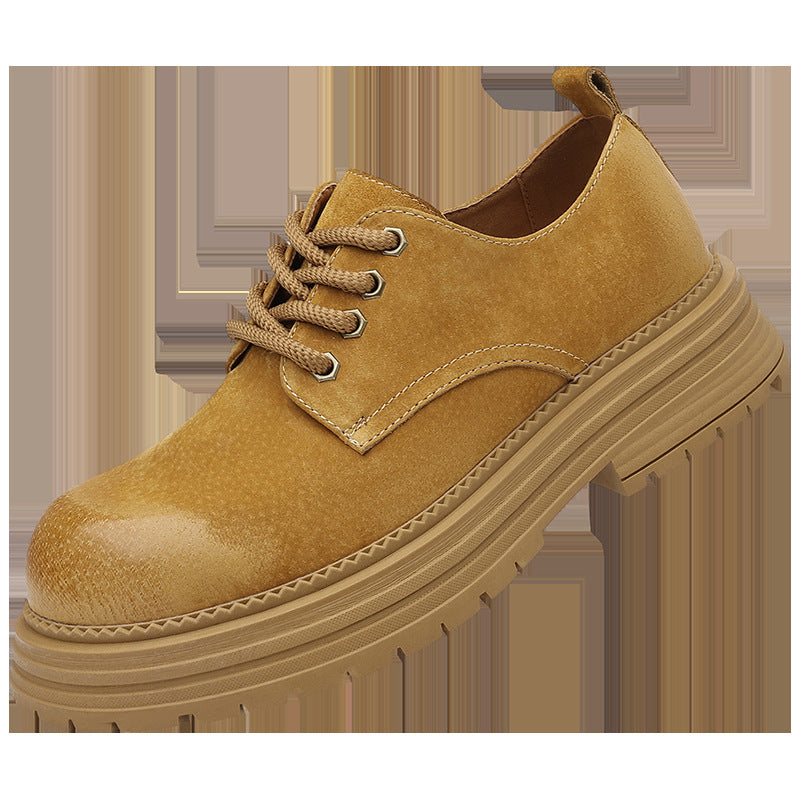 Men's Frosted Big Toe British Style Raise Boots