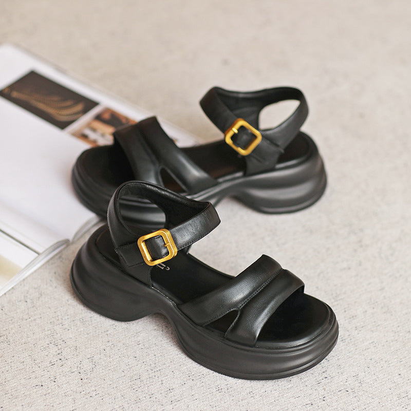 Summer Swelling Thick-soled Sports Variety Matching Sandals
