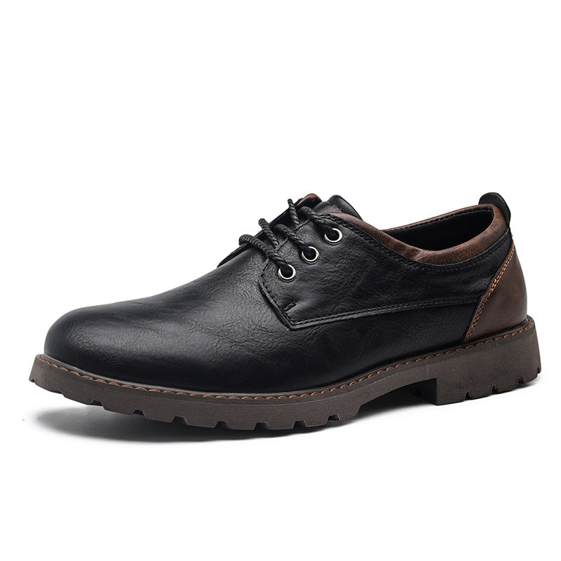 Men's Martin Summer British Style Retro Leather Shoes