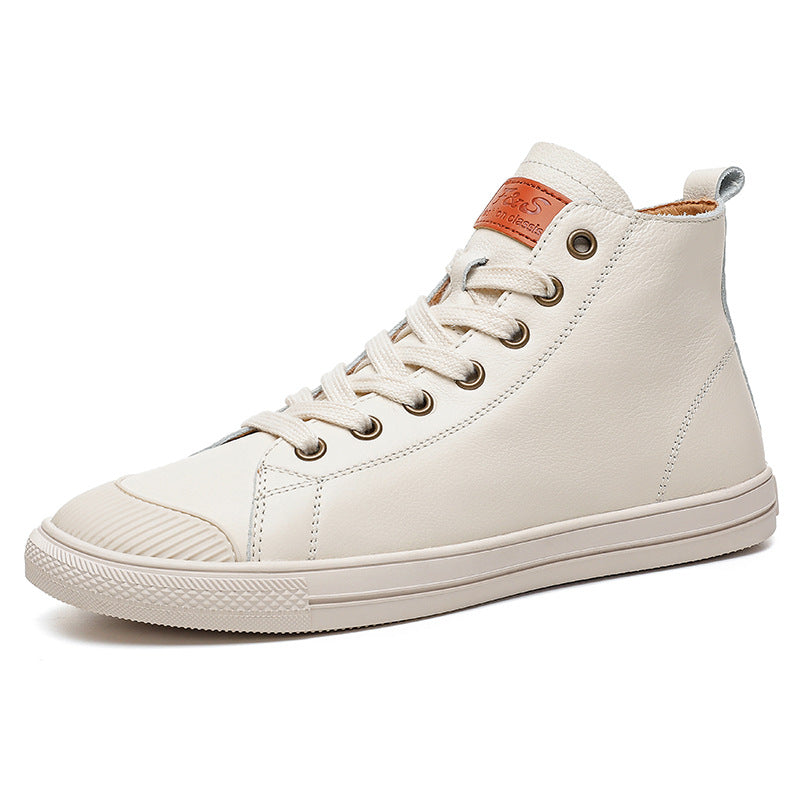 Pretty Genuine White Comfortable Muffin Flat Casual Shoes