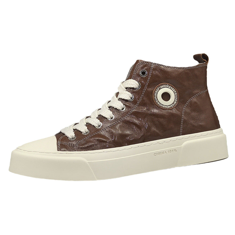 Men's Genuine Board Trendy Biscuit Shape Affordable Casual Shoes