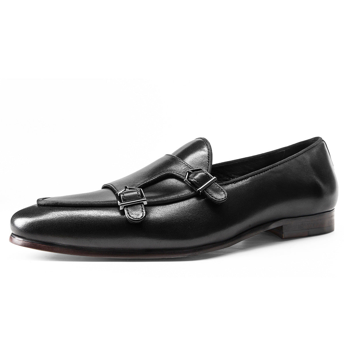 Men's Elegant Calfskin Business Korean British Leather Shoes