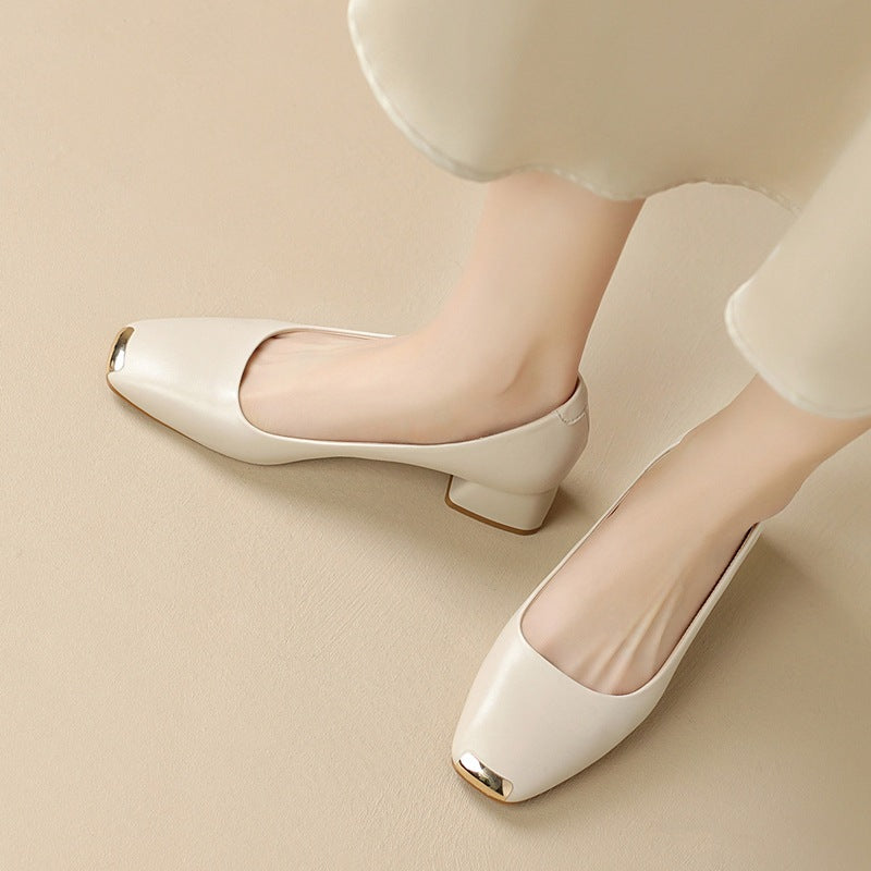 Women's Low-cut Pumps Chic Small Lazy Loafers