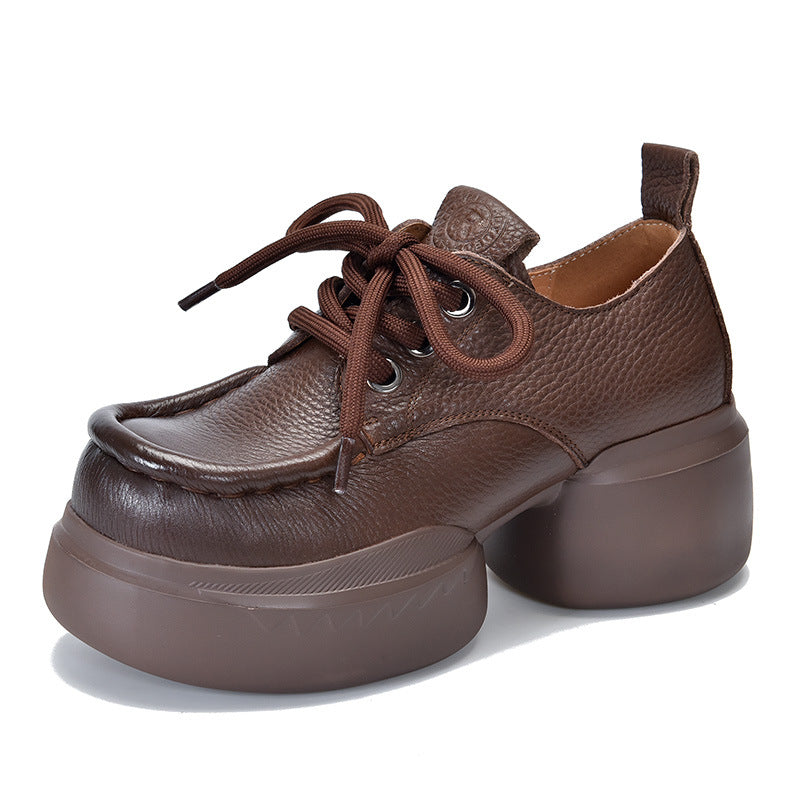 Women's Activity Price Platform Small Genuine Retro Casual Shoes