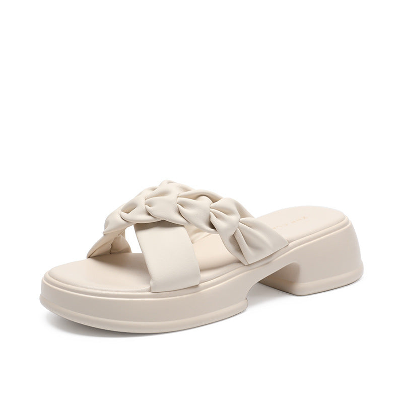 Women's Outdoor Fairy Soft Back Thick Lightweight Slippers