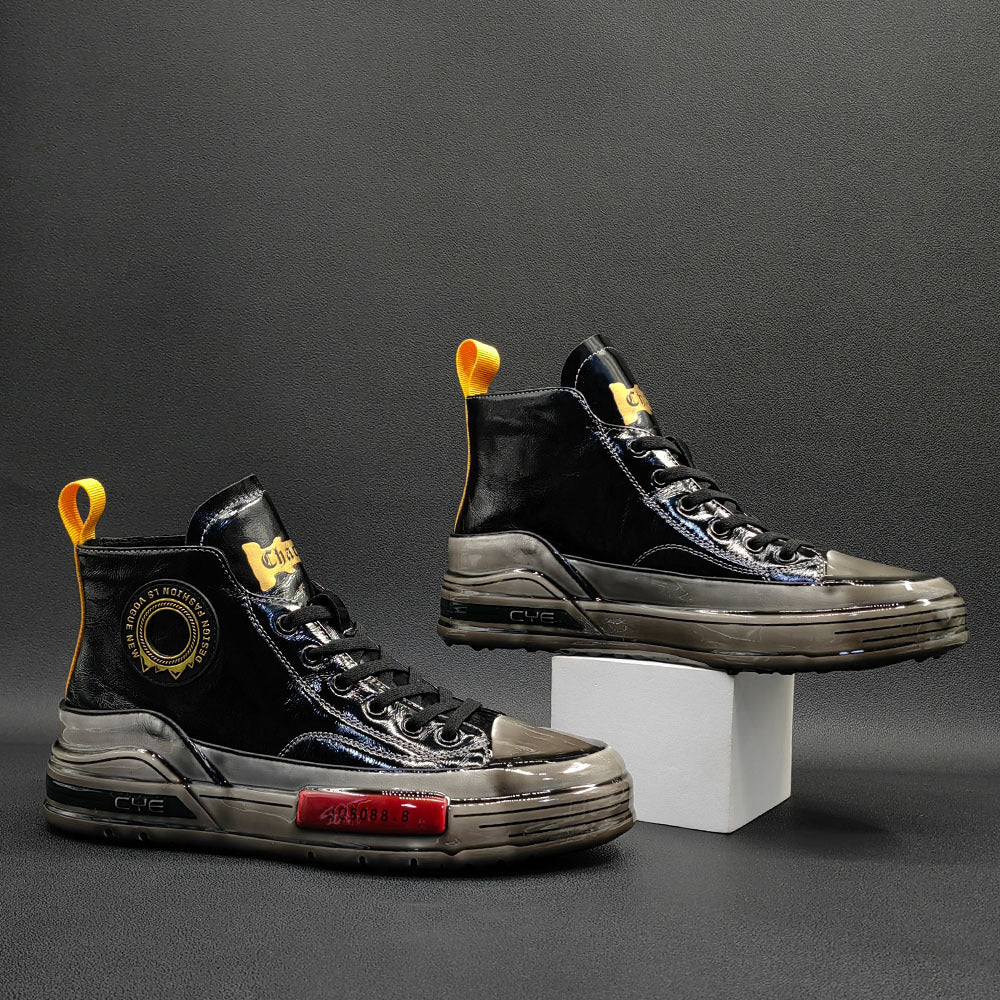Men's Light Luxury Glue Fashion Heighten Sneakers