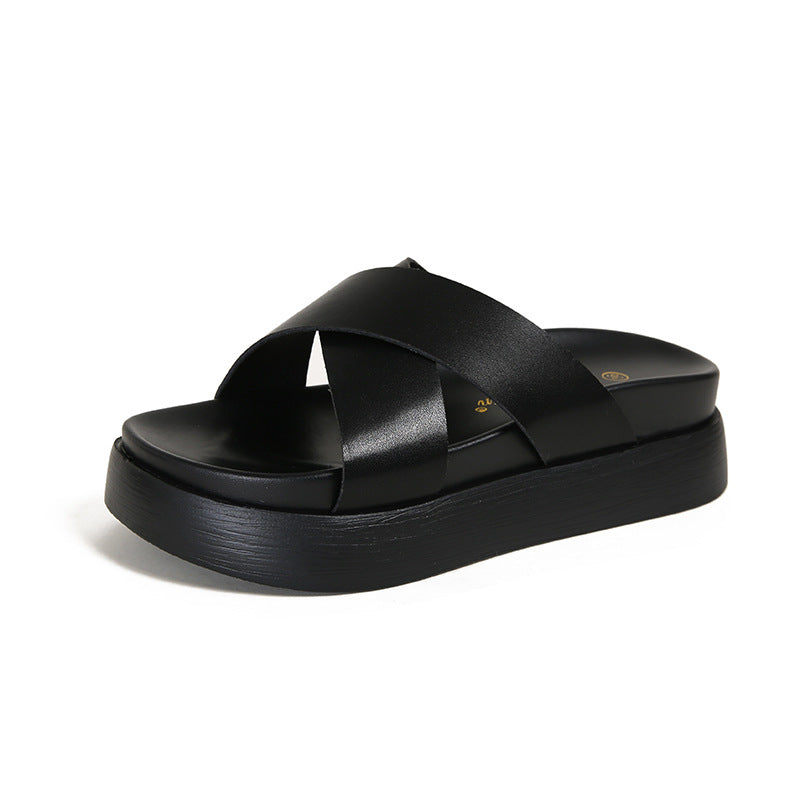 Women's Strap Soft Bottom Open Toe Beach Slippers