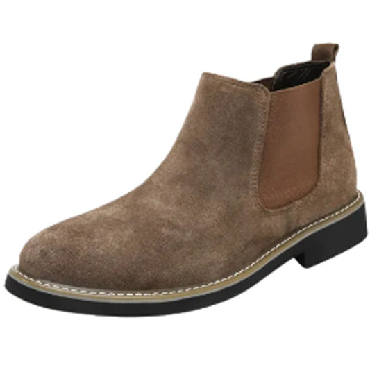 Men's Invisibly Heightened Business British Soft Bottom Leather Shoes