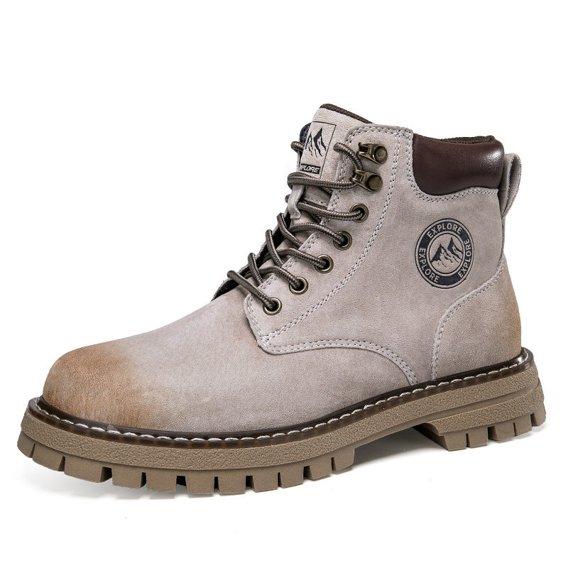 Men's Harbin Travel Couple Martin Soft Real Boots