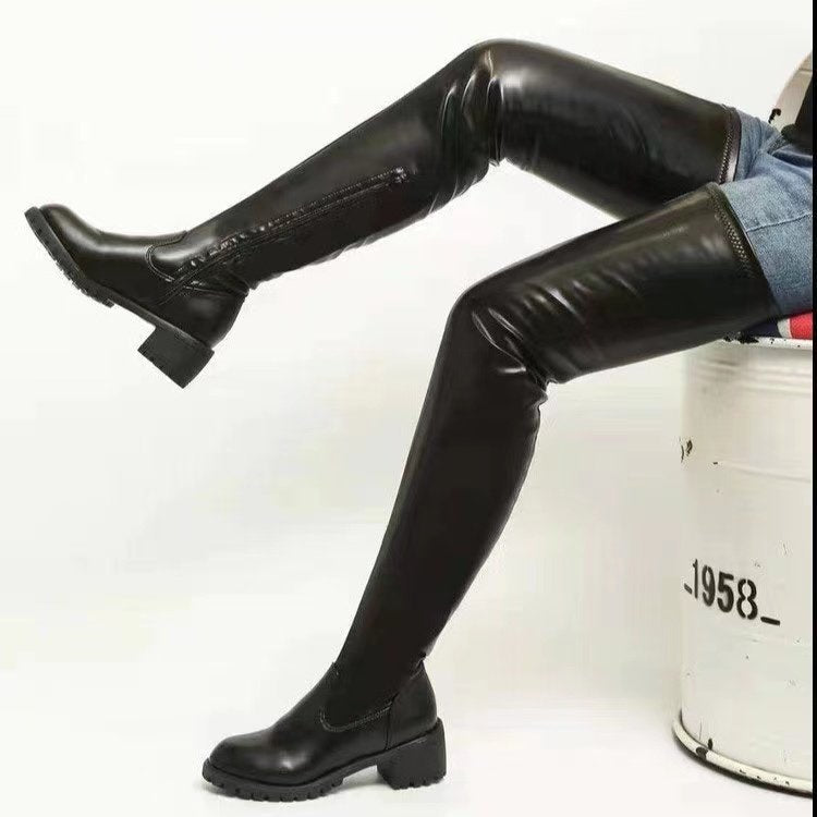 Plus Size Long Female Winter Over The Boots