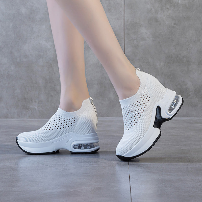 Women's Autumn Lightweight Breathable Running Air Cushion Casual Shoes