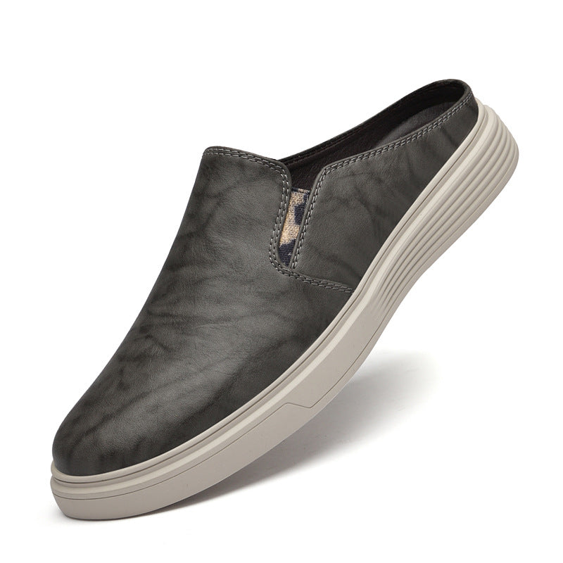 Men's Genuine Summer Slip-on Lazy Pump Breathable Sandals