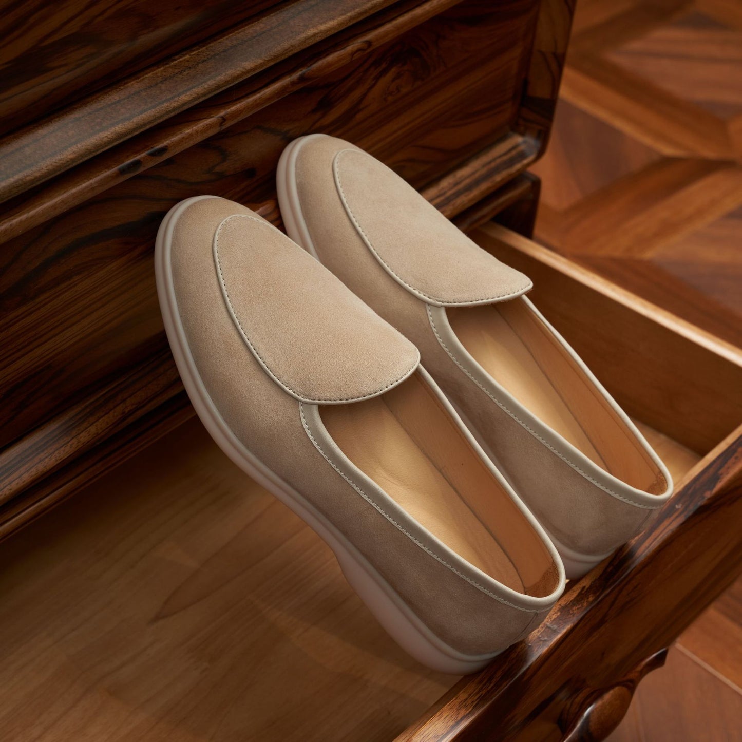 Men's Genuine Doug Super Soft Slip-on Suede Old Money Loafers