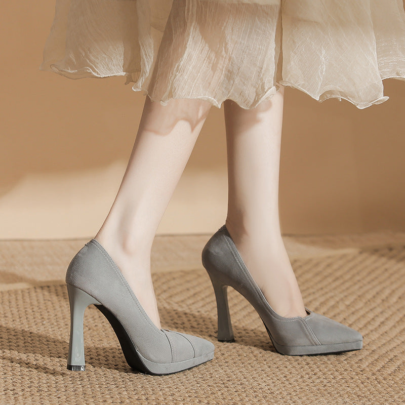 Women's Platform Not Tired Feet Pumps Autumn Heels