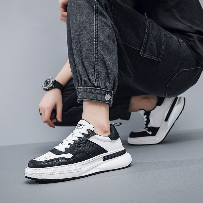 Men's Unique White Violent Bear Fashion Sneakers