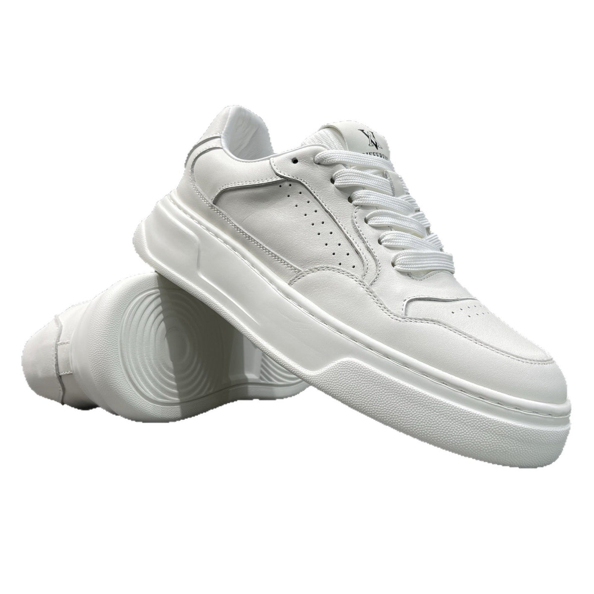 Men's White Panda Autumn Breathable Platform Trendy Men's Board Shoes