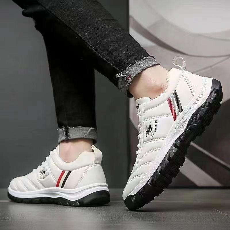 Men's Running Soft Bottom Deodorant Leisure Breathable Leather Shoes