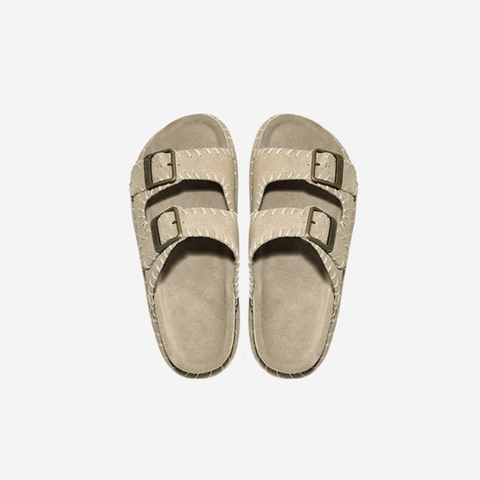 Women's Handmade Wool Outer Wear Beach Slippers