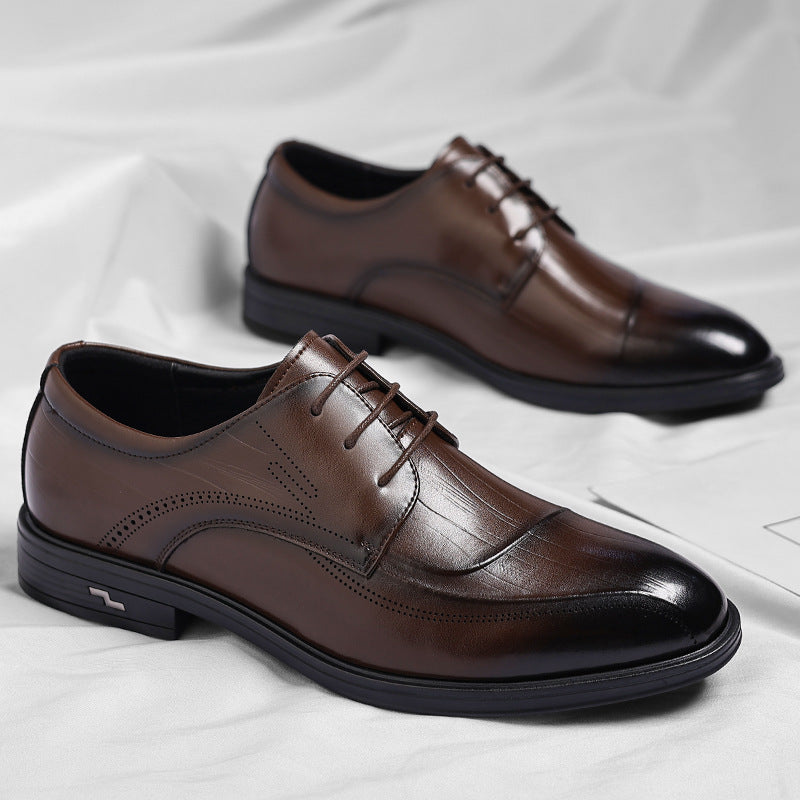 Men's Summer Formal Wear Soft Bottom Fashion Men's Business Leather Shoes
