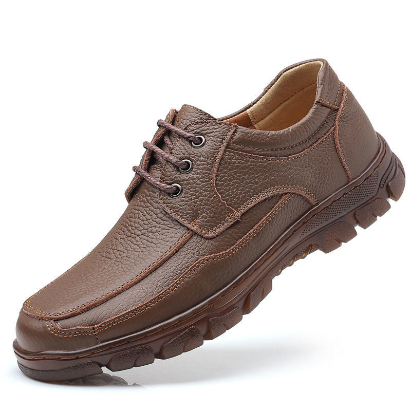 Men's First Layer Cowhide Outsole Business Genuine Leather Shoes