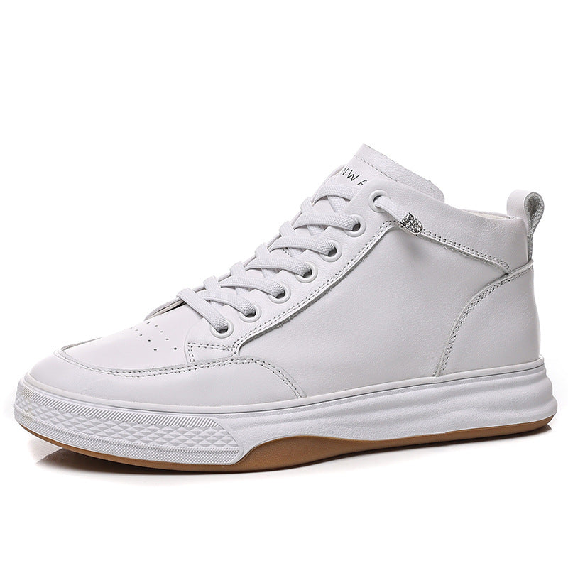 Women's Easy Wear Elastic Flat White Soft Casual Shoes