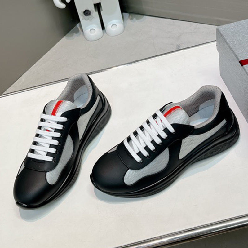 Stitching Male Female Trendy Light Luxury Mesh Sneakers