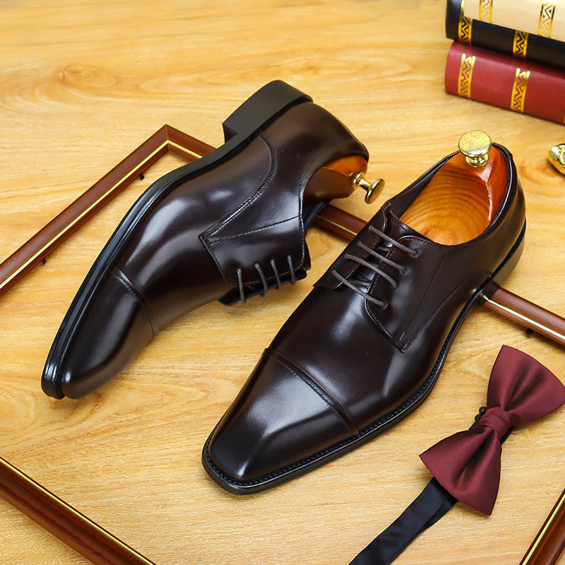 Comfortable Men's Foot British Wear Source Leather Shoes