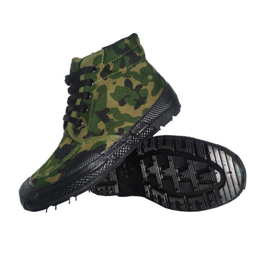 Women's & Men's Labor Protection Rubber Construction Site Mountaineering Canvas Shoes