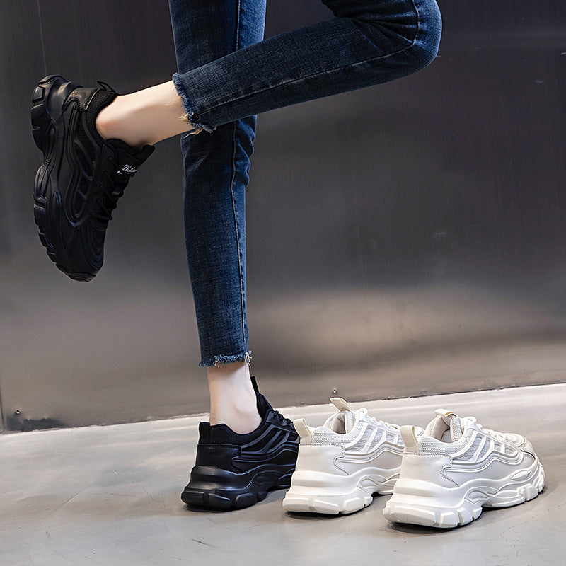 Women's Authentic Clunky Fashionable Running Spring Thick Sneakers