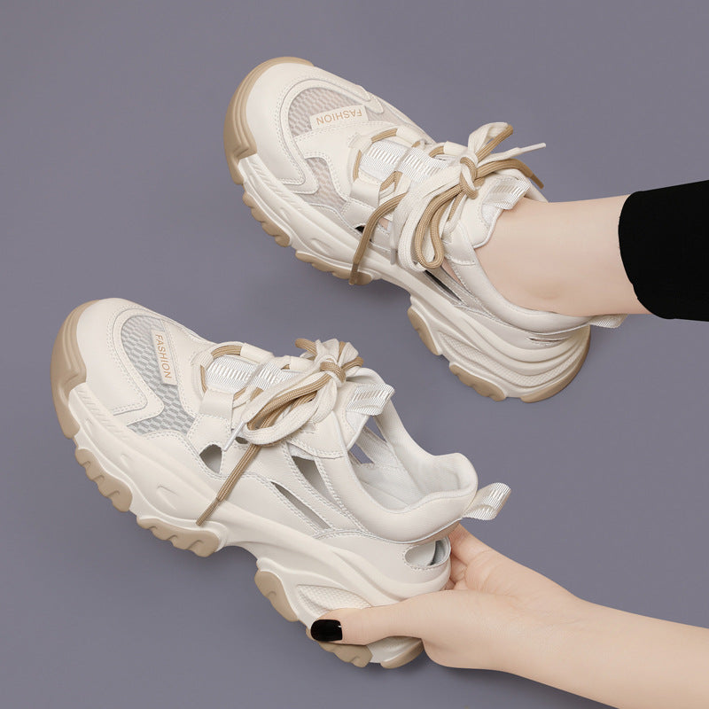 Women's Height Increasing Insole Dad Mesh Breathable Sneakers