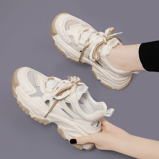 Women's Height Increasing Insole Dad Mesh Breathable Sneakers