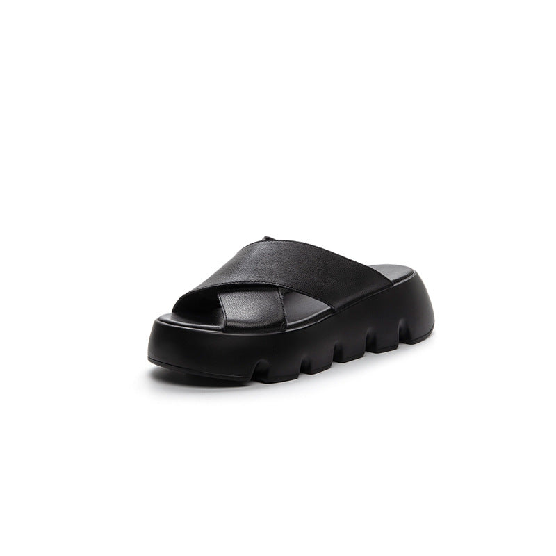 Women's Middle Beach Thick Bottom For Outdoors Slippers