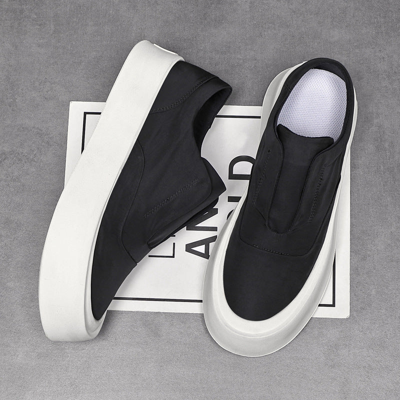 Men's Summer Breathable Cloth Chunky Trendy Versatile Canvas Shoes