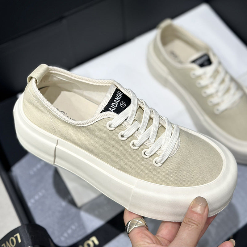 Women's Breathable Summer Thick Bottom Comfortable Versatile Canvas Shoes