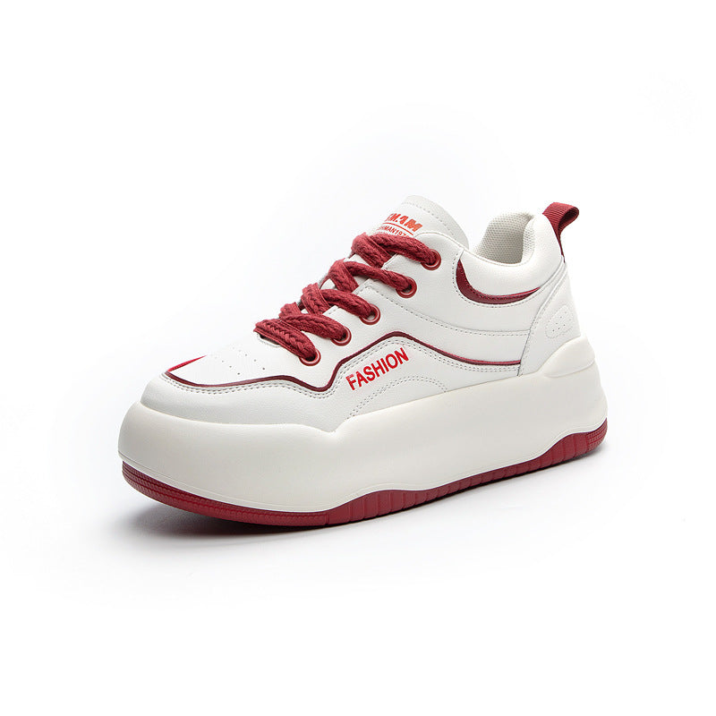 Women's Spring Korean Style Height Increasing Insole Casual Shoes