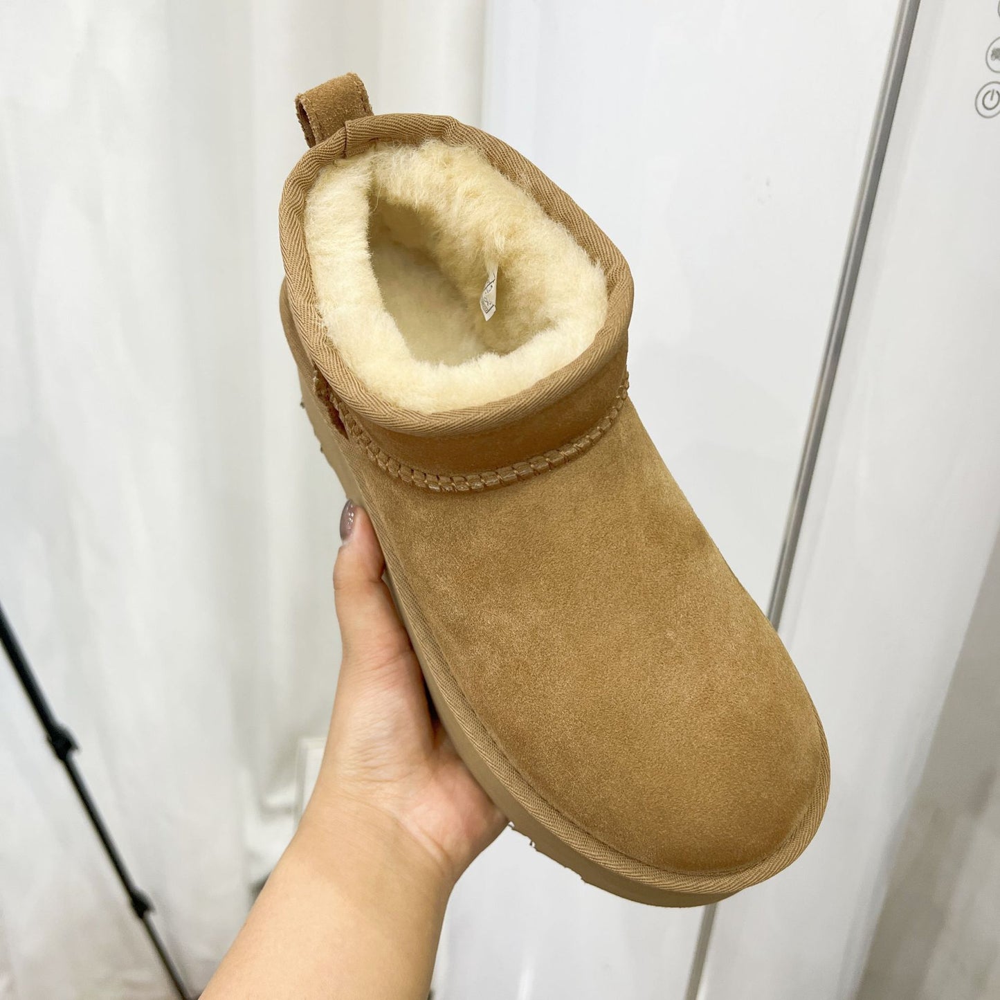 Thick-soled Sheep Double Face Short Warm Snow Boots