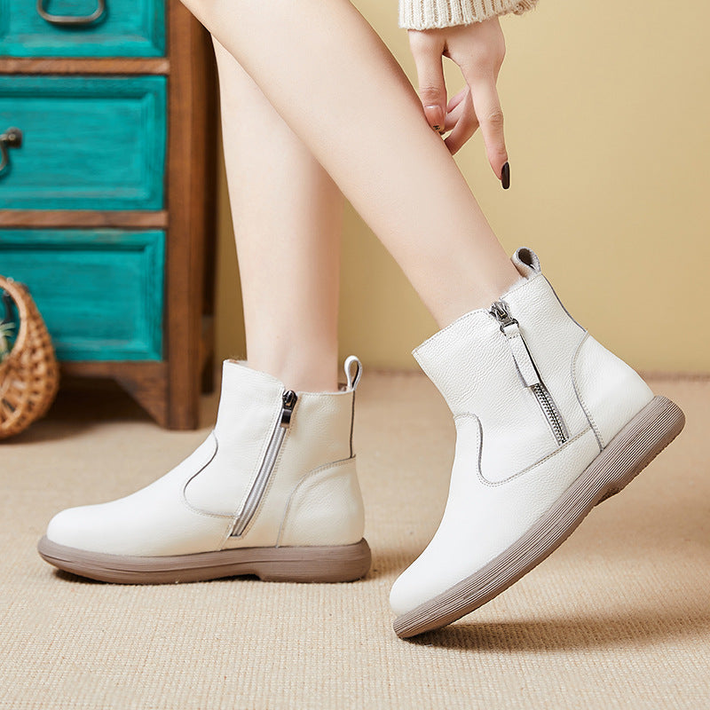 Bottom Mom Veet Short Flat Warm Boots