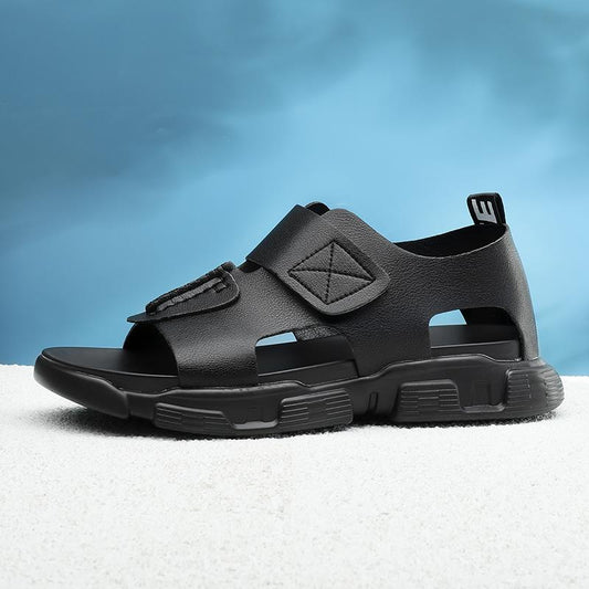 Men's Thick-soled Summer Driving Velcro Open Toe Sandals