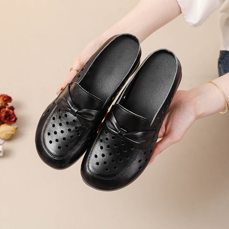 Women's Summer Outdoor Closed Toe Soft Bottom Mom Comfortable Sandals