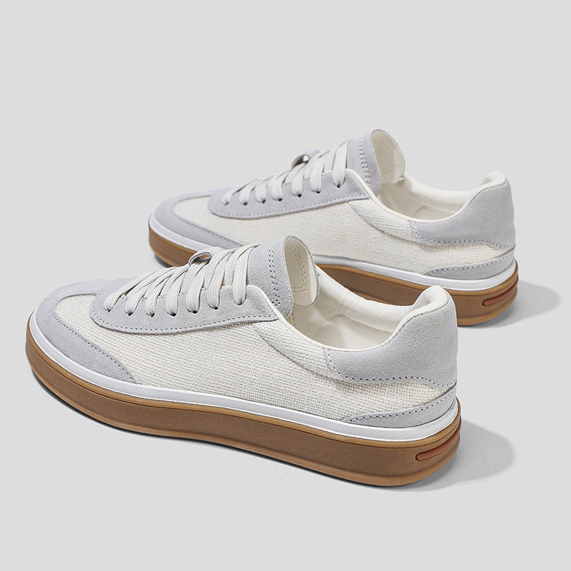 Men's Sports Skate Color Matching German Training Flat Pumps Men's Shoes