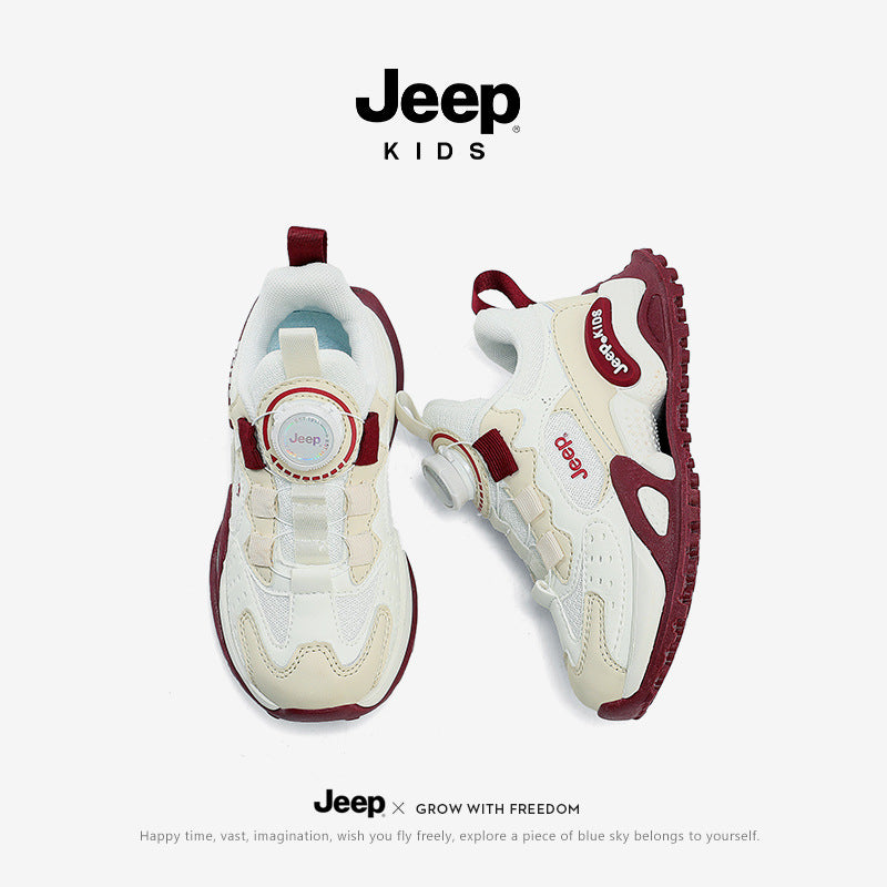 Children's Outdoor Climbing Mesh Breathable Boys Running Boots