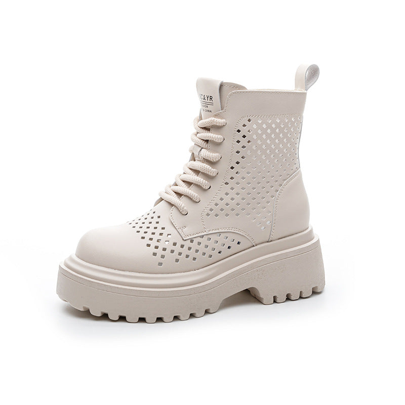 Women's Martin Summer Punching Short Worker British Boots