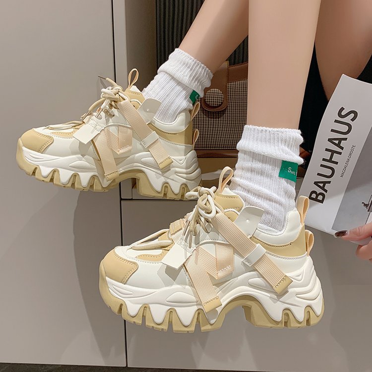 Women's Platform Dad Spring Sports Height Increasing Loafers