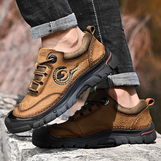 Men's Outdoor Platform Hiking Plus Size Top Casual Shoes