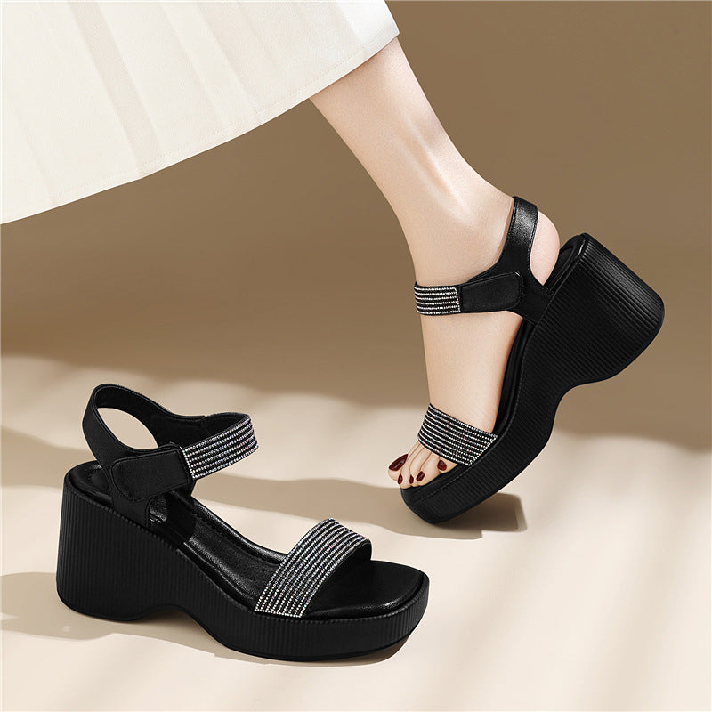 Women's Summer Flat Soft Bottom Comfortable Grandma Sandals