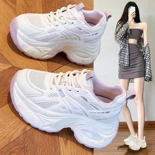 Women's Platform Dad Super Hot Color Matching Leisure Sneakers