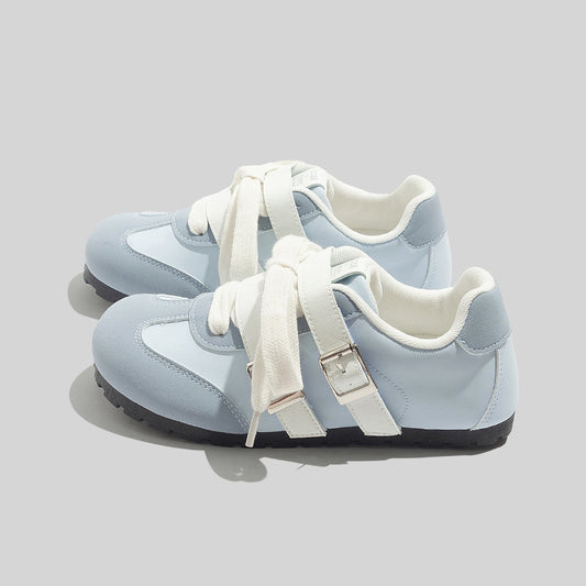 Women's & Men's Velcro Design Puff Autumn Skate German Men's Shoes
