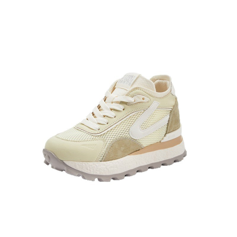 Women's Thick Bottom Height Increasing Insole Dad Summer Mesh Surface Breathable Women's Casual Shoes