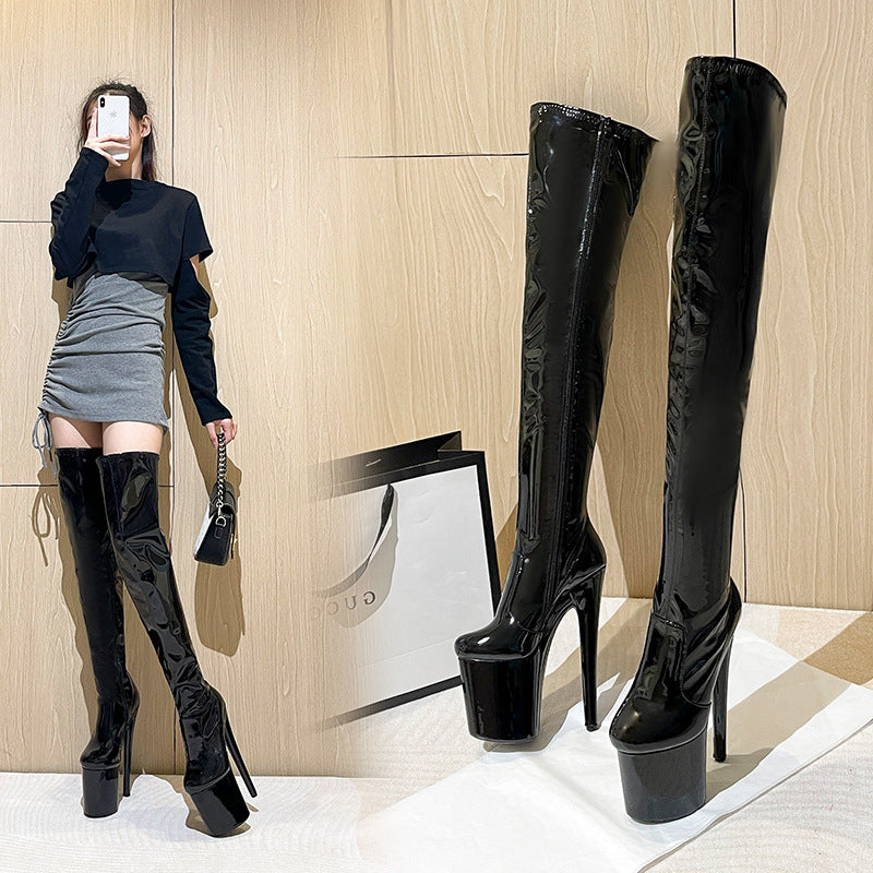 Round Toe Sexy Over The Knee Fashion Boots